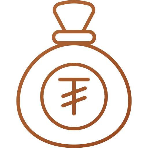 tugrik Generic color outline icon