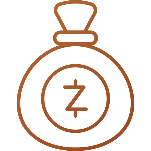 zcash Generic color outline icono