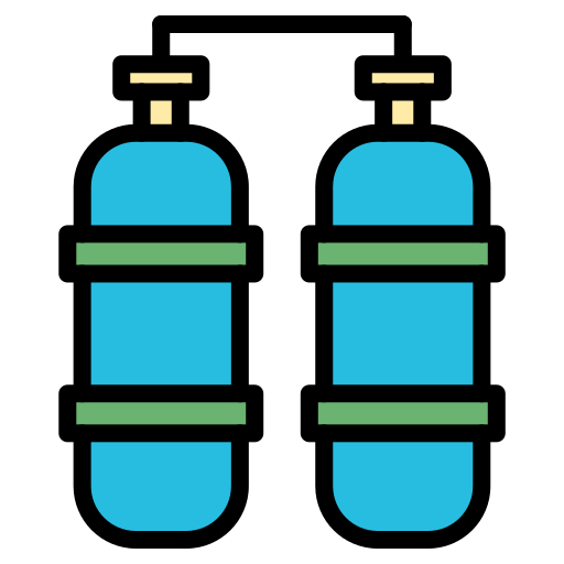 酸素タンク Generic color lineal-color icon