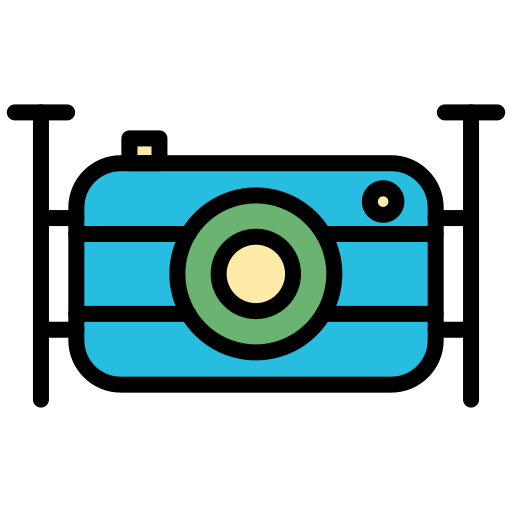 Underwater camera Generic color lineal-color icon
