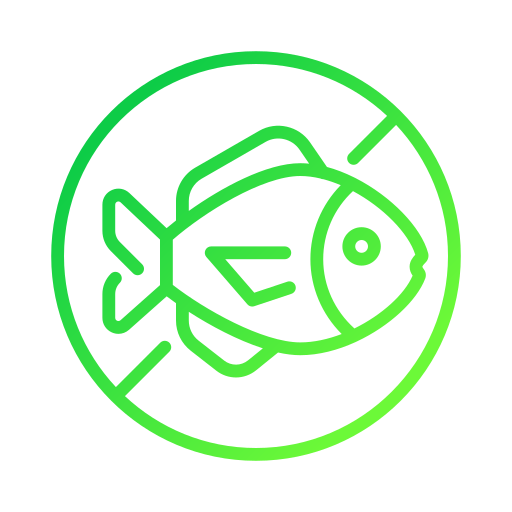 Fish allergy Generic gradient outline icon