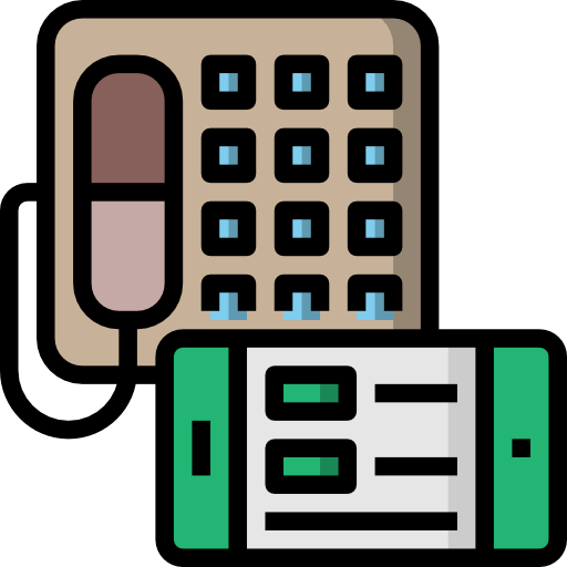 Telephone Surang Lineal Color icon