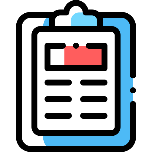 documento Detailed Rounded Color Omission icono
