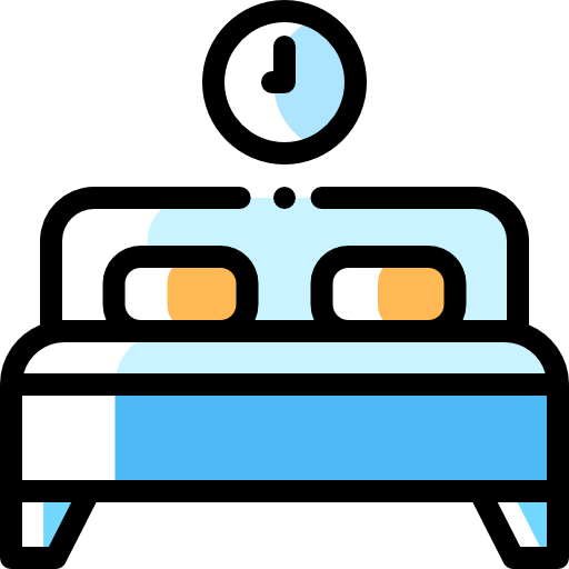 Sleep Detailed Rounded Color Omission icon