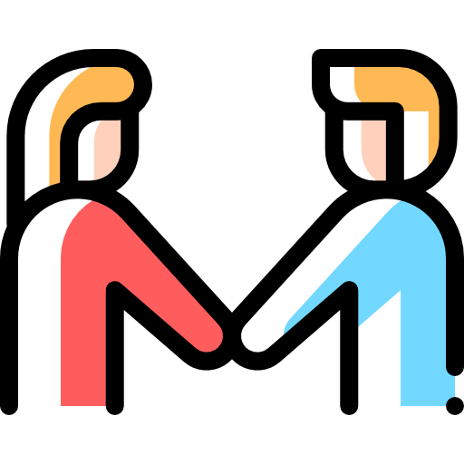 友達を作る Detailed Rounded Color Omission icon