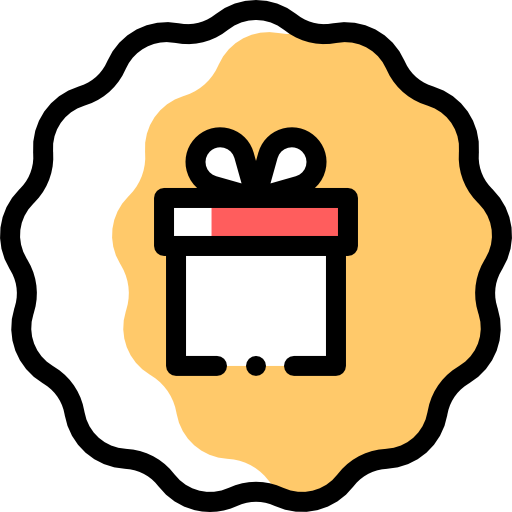 geschenk Detailed Rounded Color Omission icon