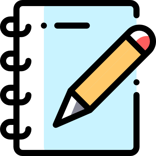 notizbuch Detailed Rounded Color Omission icon