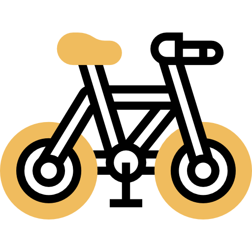 Mountain bike Meticulous Yellow shadow icon