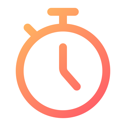 chronomètre Generic gradient outline Icône