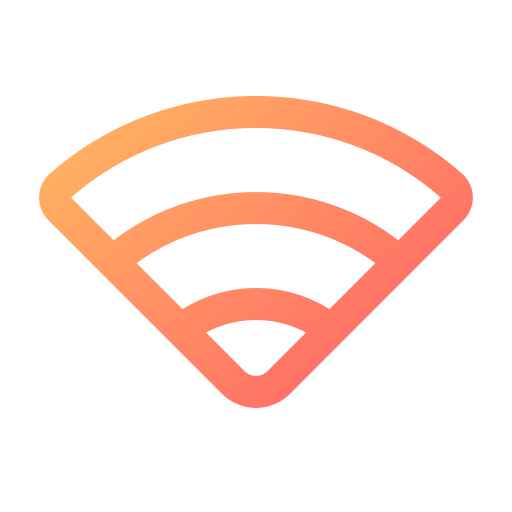 wifi Generic gradient outline icono