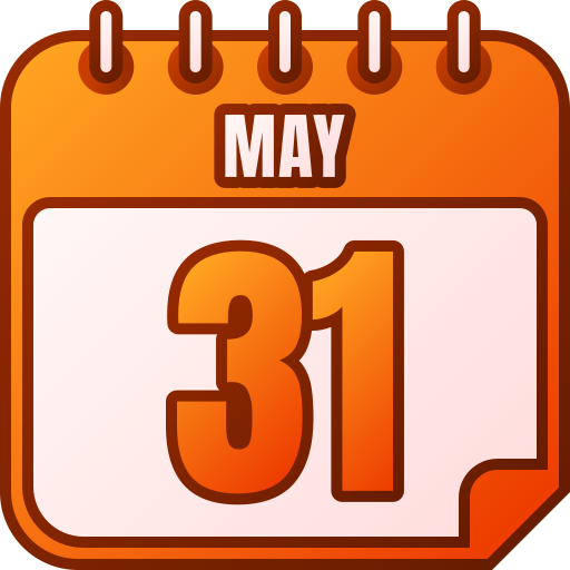 31. mai Generic gradient lineal-color icon