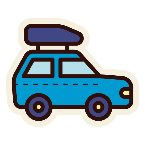 Camping car Generic color lineal-color icon