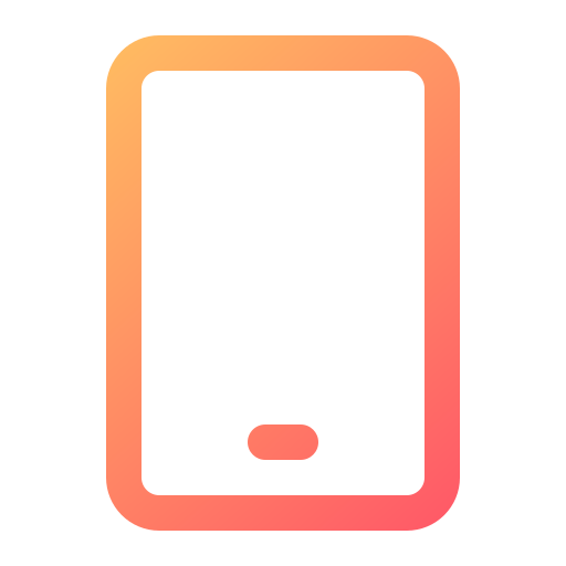 mobilny Generic gradient outline ikona