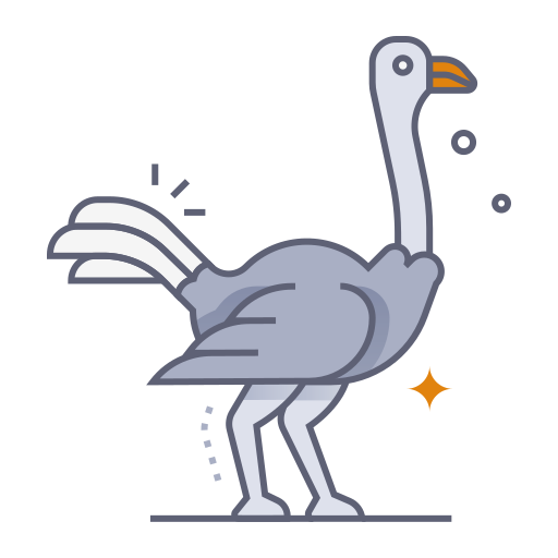 struisvogel Generic gradient lineal-color icoon