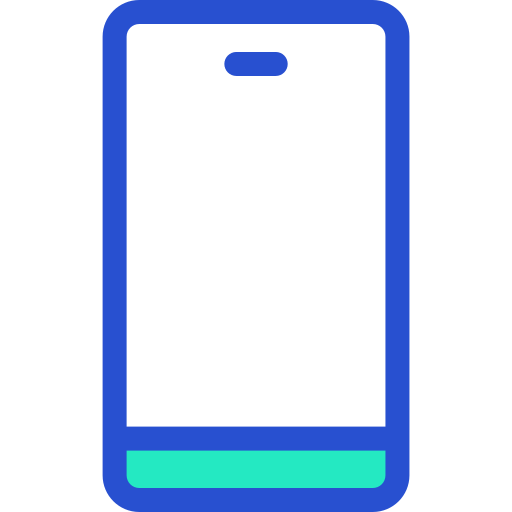 smartfon Generic color lineal-color ikona