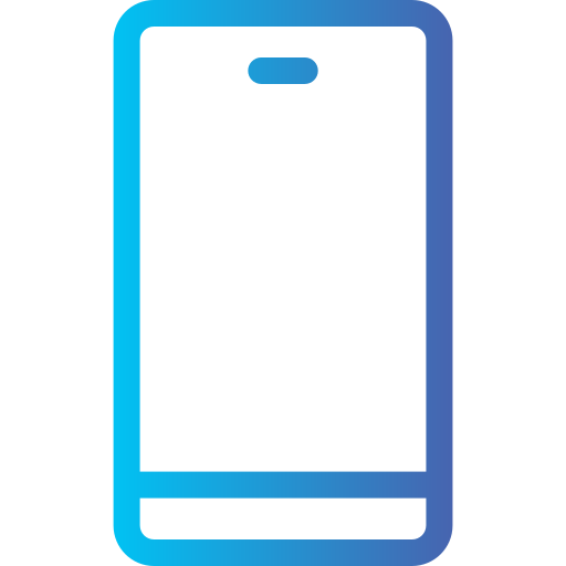 smartfon Generic gradient outline ikona