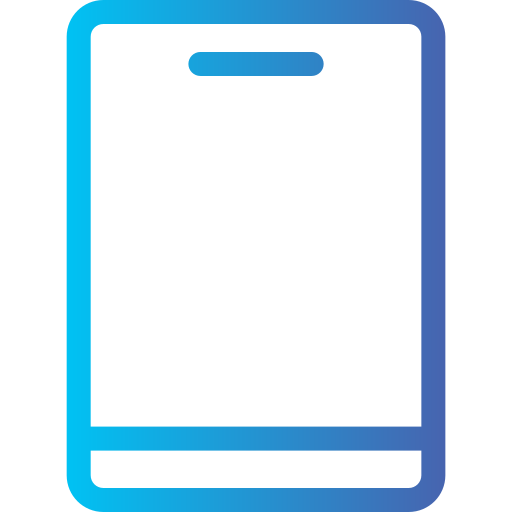 태블릿 Generic gradient outline icon