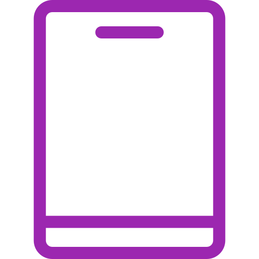tableta Generic color outline icono