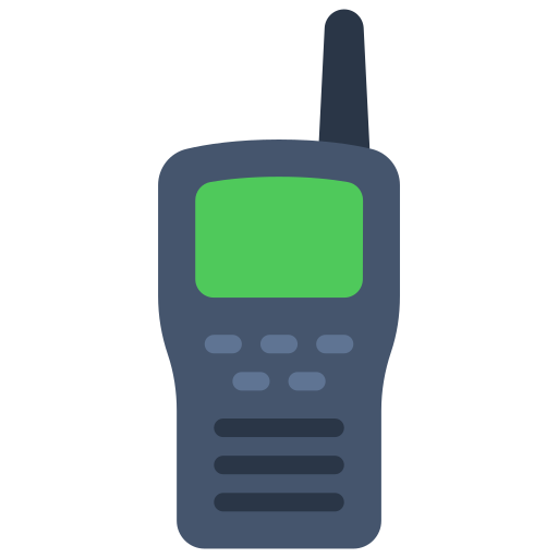 walkie-talkie Juicy Fish Flat icono