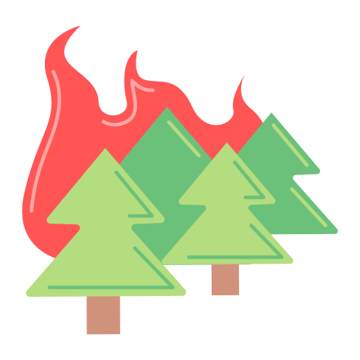 Forest fire Generic color fill icon