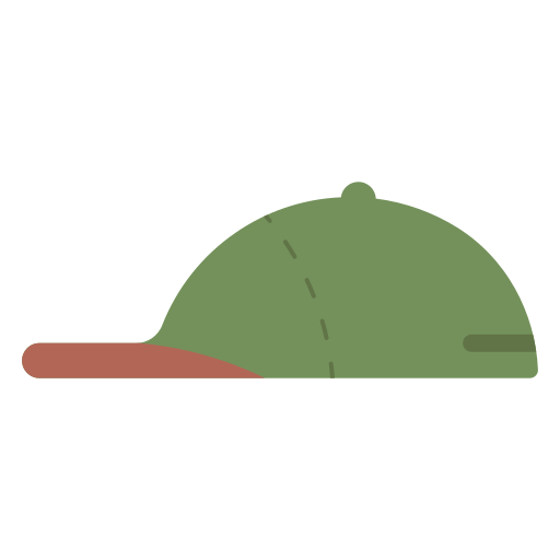 Baseball cap Generic color fill icon