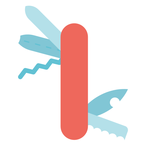 Swiss army knife Generic color fill icon
