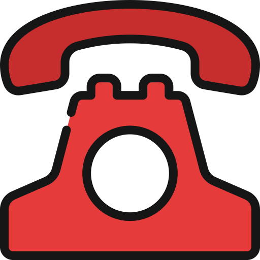 telefon stacjonarny Generic color lineal-color ikona