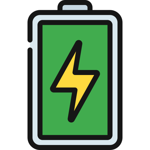 Ładowanie baterii Generic color lineal-color ikona