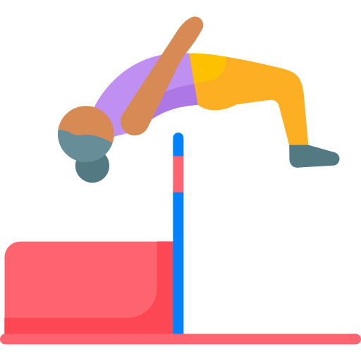High jump Special Flat icon