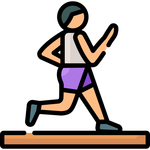 Race walking Special Lineal color icon