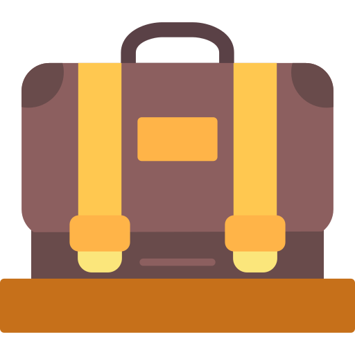 maleta Generic color fill icono