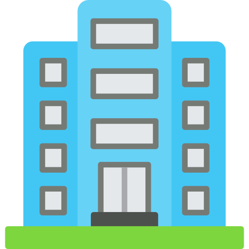 Office building Generic color fill icon