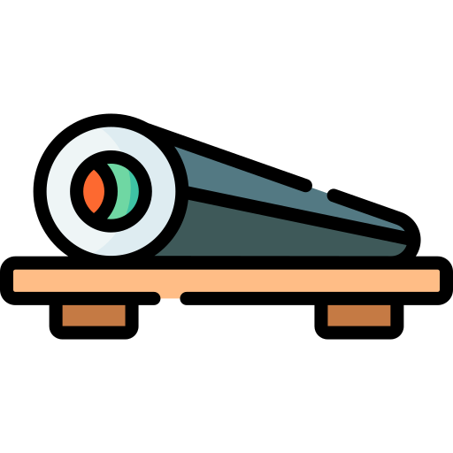 rollo de sushi Special Lineal color icono