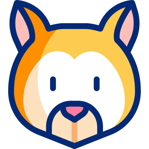 Akita inu Basic Accent Lineal Color icon