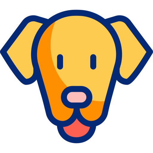 Golden retriever Basic Accent Lineal Color icon