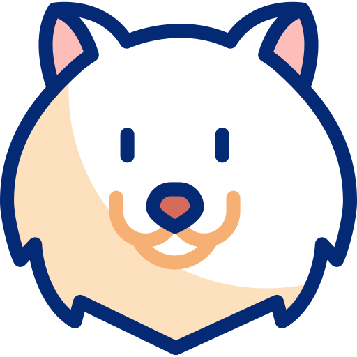 Samoyed Basic Accent Lineal Color icon
