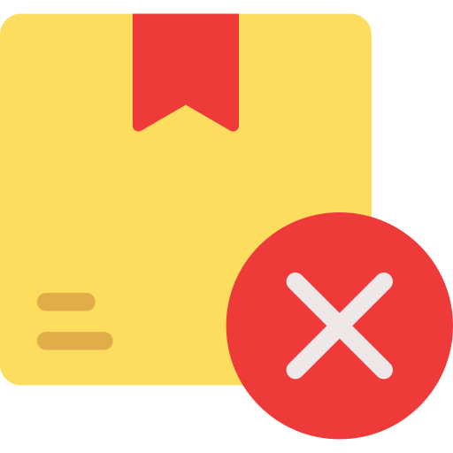 Cancel order Generic color fill icon