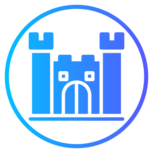 Castle Generic gradient fill icon