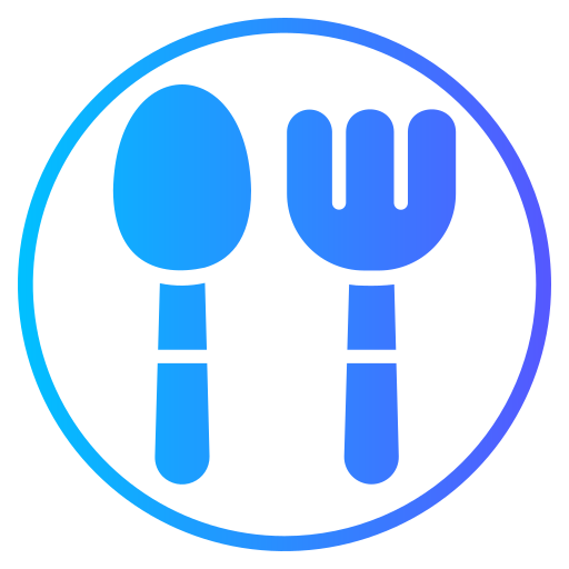 Baby cutlery Generic gradient fill icon