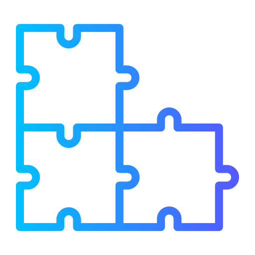 puzzel Generic gradient outline icoon