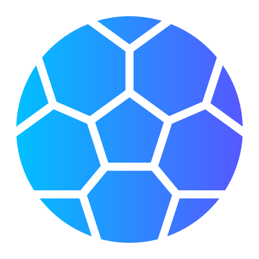 Футбольный мяч Generic gradient fill иконка