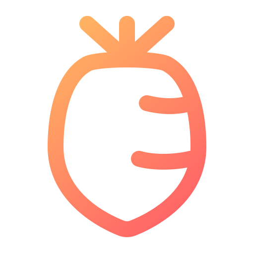 Turnip Generic gradient outline icon
