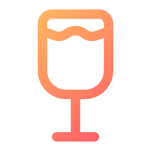 copa de vino Generic gradient outline icono