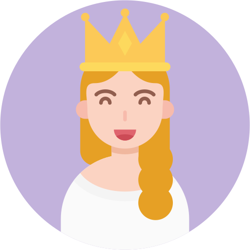 女王 Generic color fill icon