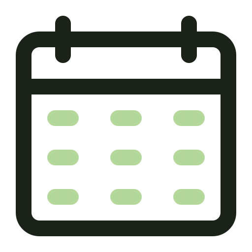 calendario Generic color outline icona