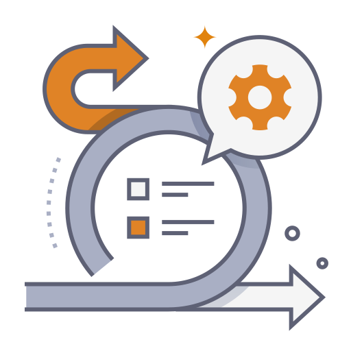 Agile Generic gradient lineal-color icon