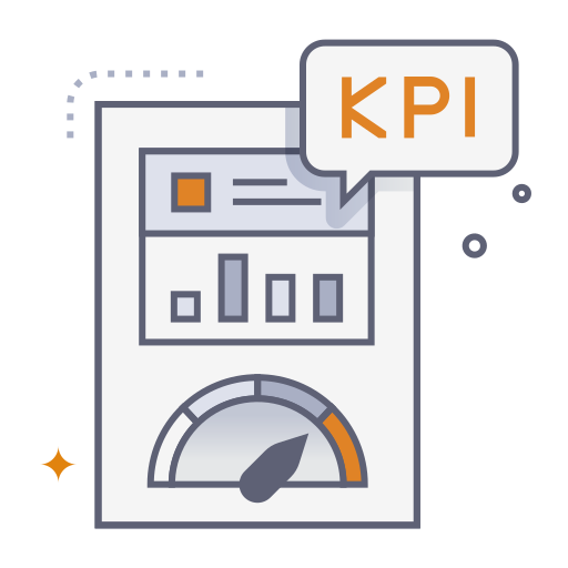 kpi Generic gradient lineal-color icono