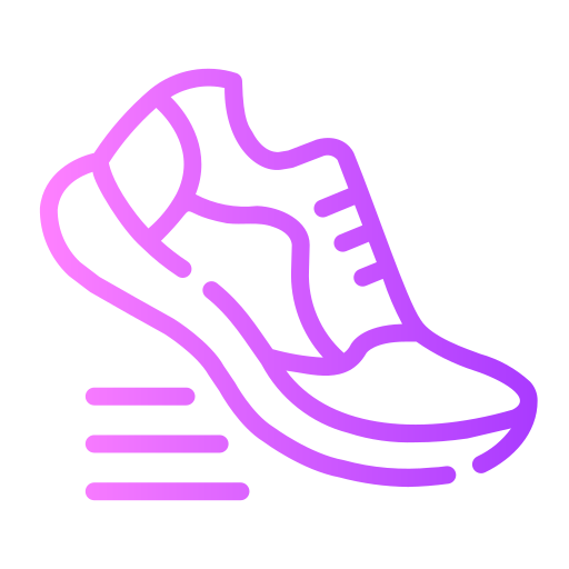 Running shoes Generic gradient outline icon