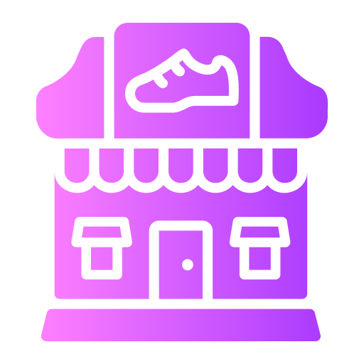 Shoe shop Generic gradient fill icon