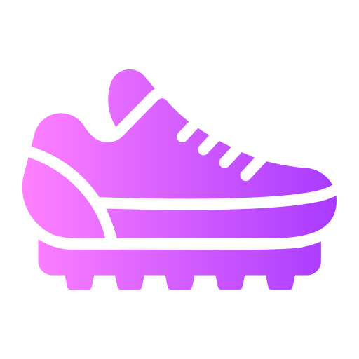 scarpa da calcio Generic gradient fill icona